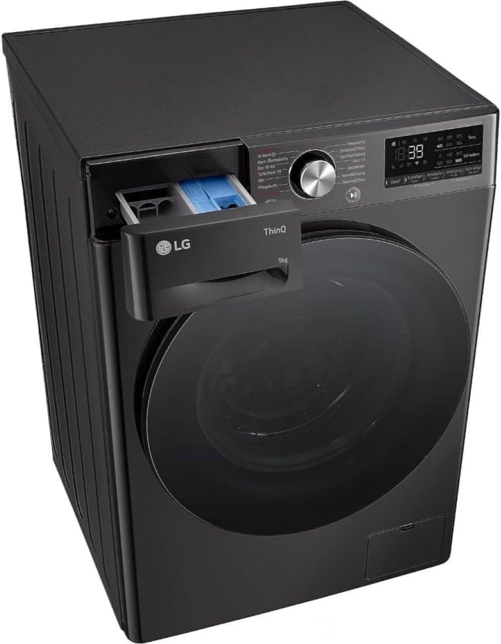 LG F4WV7080, Klasse A, Frontlader-Waschmaschine 8 kg, 1400 U/Min, AI Direct Drive, Wi-Fi, Tiefenreinigung mit Dampf, Groe Kapazitt, TRIPLE A, Außentür aus Sicherheitsglas, 62 x 60 x 85 cm Wei