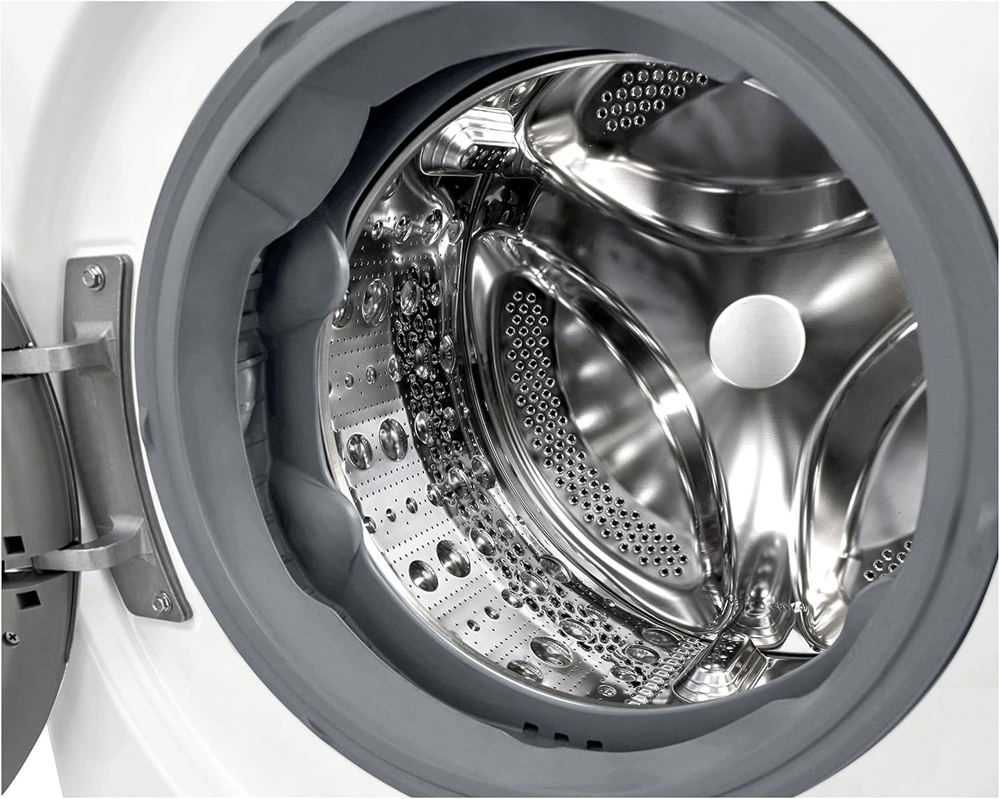 LG F4WV7080, Klasse A, Frontlader-Waschmaschine 8 kg, 1400 U/Min, AI Direct Drive, Wi-Fi, Tiefenreinigung mit Dampf, Groe Kapazitt, TRIPLE A, Außentür aus Sicherheitsglas, 62 x 60 x 85 cm Wei