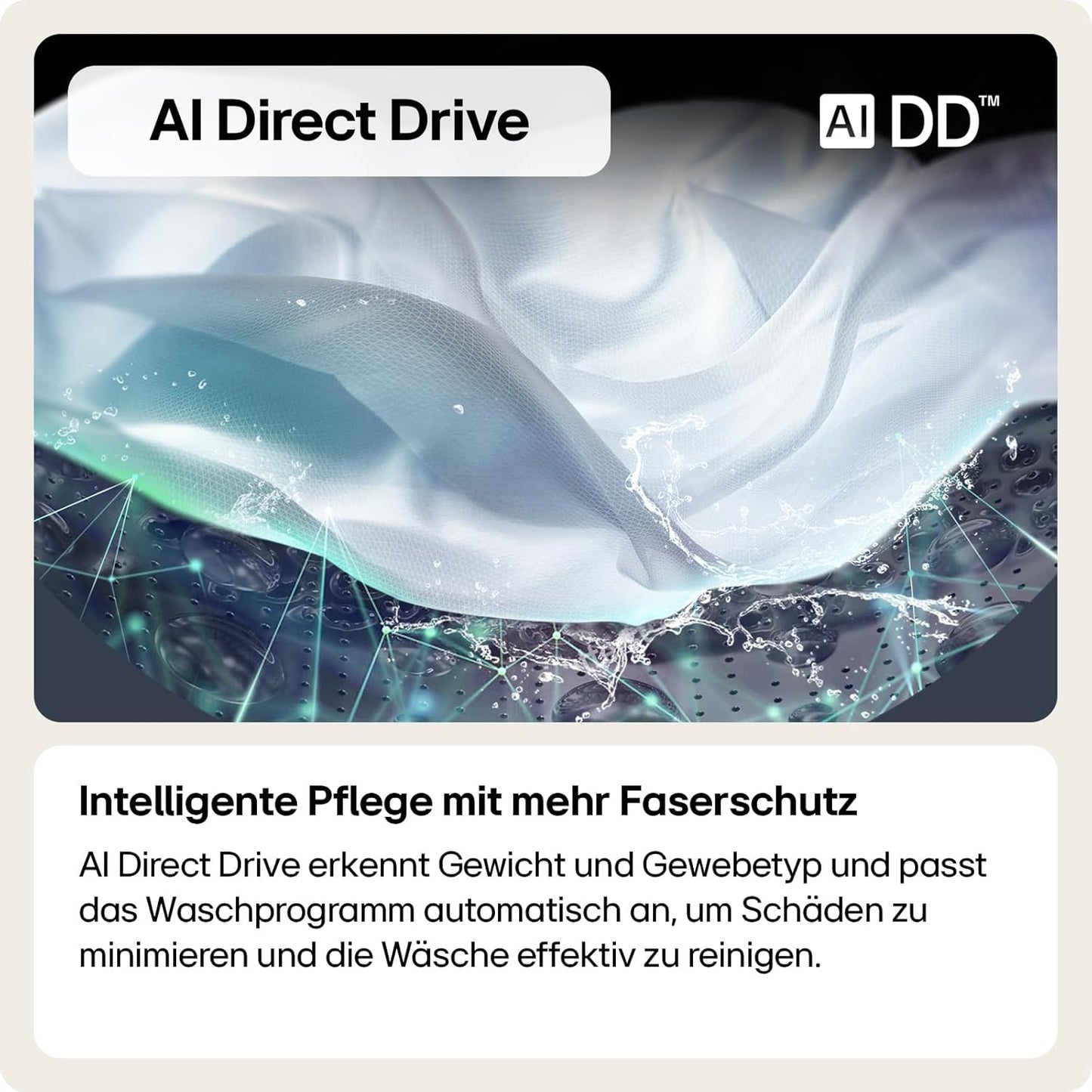 LG F4WV7080, Klasse A, Frontlader-Waschmaschine 8 kg, 1400 U/Min, AI Direct Drive, Wi-Fi, Tiefenreinigung mit Dampf, Groe Kapazitt, TRIPLE A, Außentür aus Sicherheitsglas, 62 x 60 x 85 cm Wei