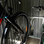 Fornorth Fahrradgarage für zwei Fahrrder 142x198x157cm, Dunkelgrau