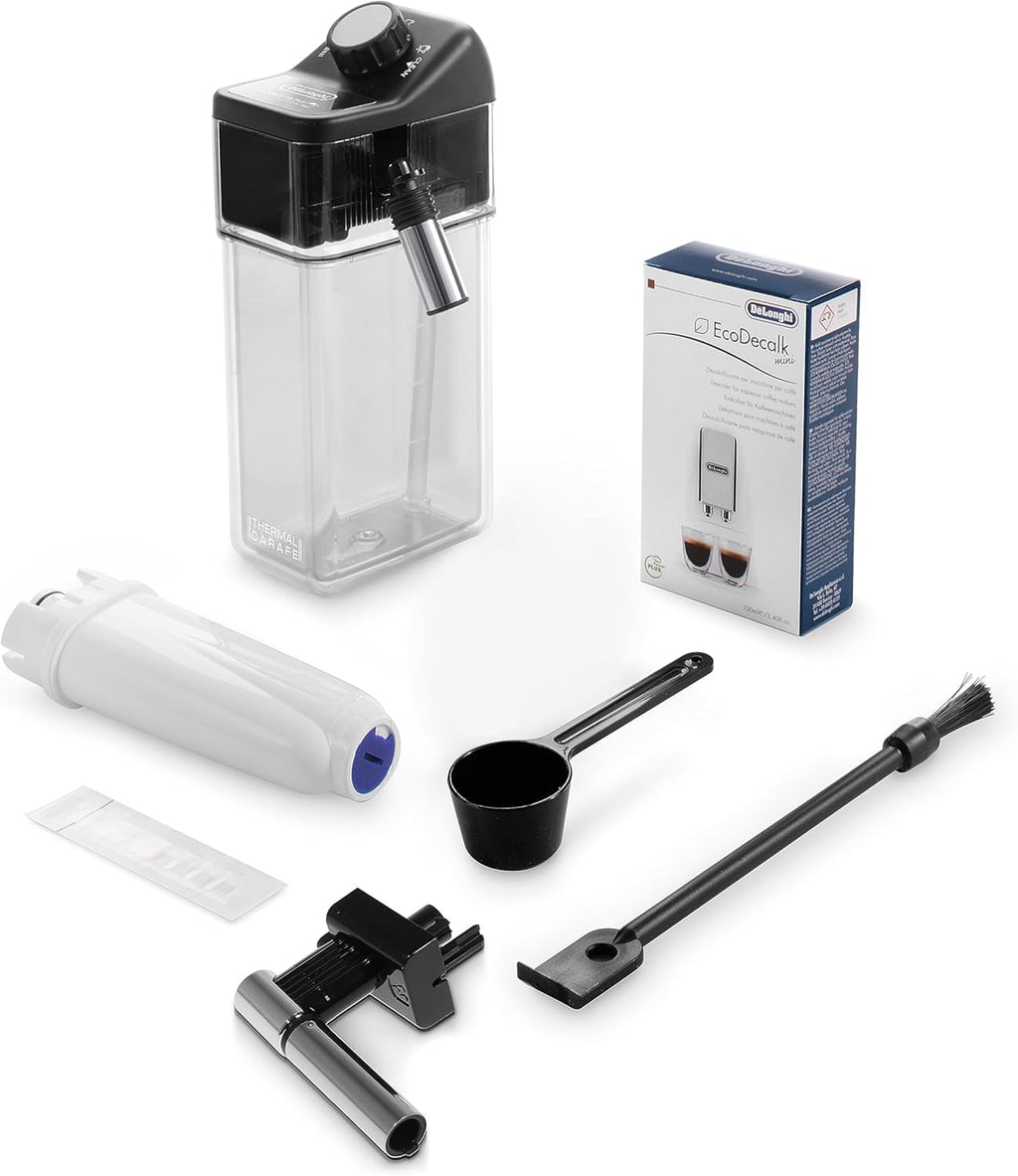 De'Longhi Eletta Evo ECAM 46.860.B Kaffeevollautomat mit LatteCrema Milchsystem, Cappuccino und Espresso auf Knopfdruck, LCD Display und Sensor-Touch-Tasten, schwarz
