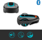 Gardena Mähroboter SILENO minimo 250 m²: intelligenter Rasenmäher mit optimaler Konnektivität, mit Gardena Bluetooth App programmierbar, DE-Version (15201-20)