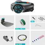 Gardena Mähroboter SILENO minimo 250 m²: intelligenter Rasenmäher mit optimaler Konnektivität, mit Gardena Bluetooth App programmierbar, DE-Version (15201-20)