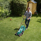 Bosch Elektro Rasenmher ARM 34 (Grasfangbox, Karton, Schnitthhe: 20-70 mm, Schnittbreite: 34 cm, 11 kg, 1.300 W)