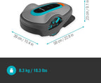 Gardena Mähroboter SILENO minimo 250 m²: intelligenter Rasenmäher mit optimaler Konnektivität, mit Gardena Bluetooth App programmierbar, DE-Version (15201-20)