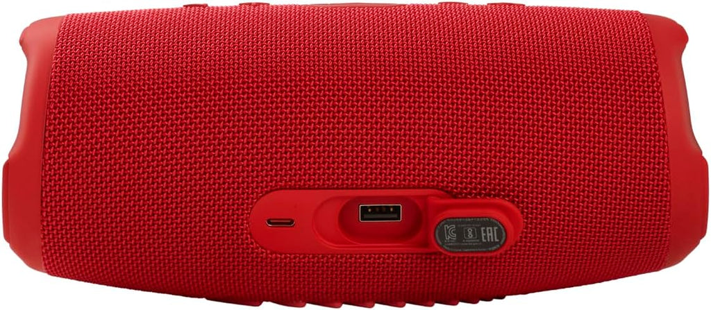 JBL Charge 5 Bluetooth-Lautsprecher in Schwarz – Wasserfeste, portable Boombox mit integrierter Powerbank – Eine Akku-Ladung für bis zu 20 Stunden kabellosen Musikgenuss
